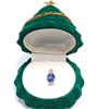 Image 4 : SILVER SYNTHETIC SAPPHIRE PENDANT