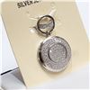 Image 2 : SILVER CUBIC ZIRCONIA PENDANT