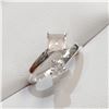 Image 2 : SILVER ROSE QUARTZ RING