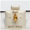 Image 1 : 10K YELLOW GOLD CITRINE  PENDANT