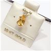 Image 3 : 10K YELLOW GOLD CITRINE  PENDANT