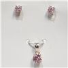 Image 1 : SILVER CUBIC ZIRCONIA SET