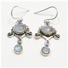 Image 1 : SILVER MOONSTONE EARRINGS