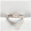 Image 1 : SILVER ROSE QUARTZ RING