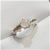 Image 2 : SILVER ROSE QUARTZ RING
