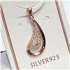 Image 2 : SILVER CUBIC ZIRCONIA PENDANT