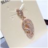 Image 2 : SILVER CUBIC ZIRCONIA PENDANT