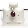 Image 1 : SILVER GARNET PENDANT