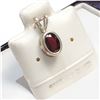 Image 2 : SILVER GARNET PENDANT