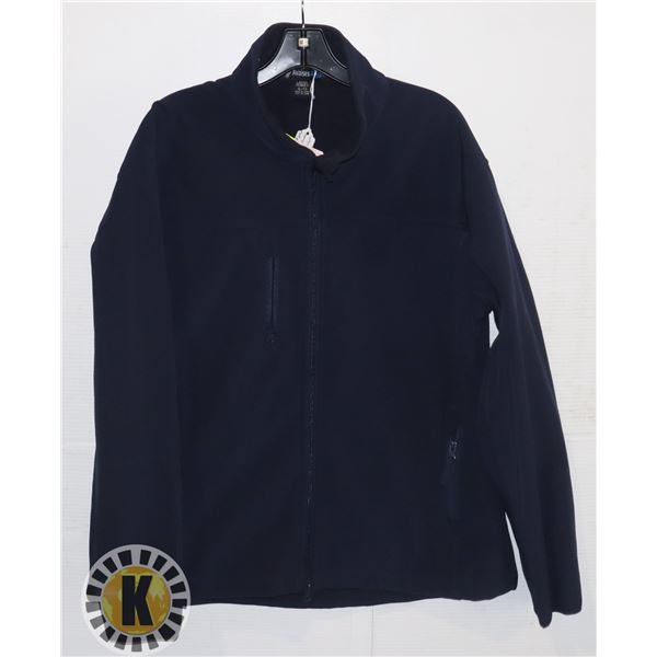 WOMEN'S BONDED FLEECE JACKET, NAVY, XL