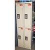 4 DOOR METAL LOCKER H72" X W24" X D15"