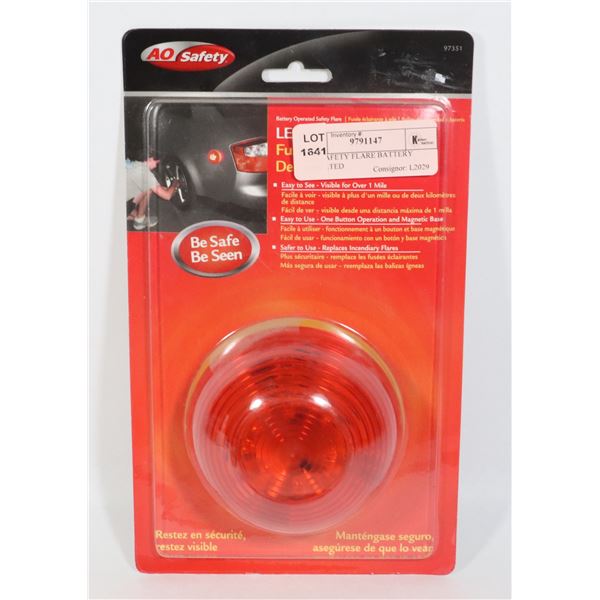 LED SAFETY FLARE BATTERY OPERATED