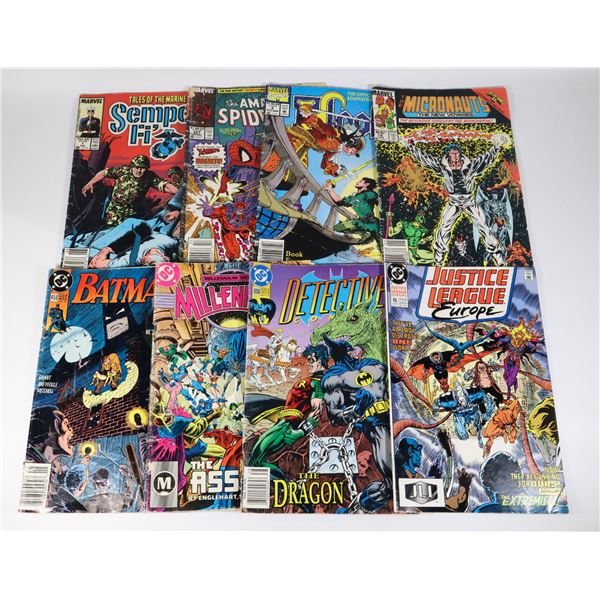 BUNDLE OF ASSORTED MARVEL AND DC COMICS