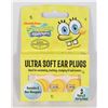 Image 1 : NEW PACK OF SPONGEBOB ULTRA SOFT EAR PLUGS