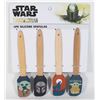 NEW STAR WARS THE MANDALORIAN 4PACK SILICONE