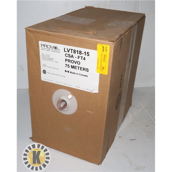 BOX OF LVT818-15 CSA FT4 PROVO WIRE