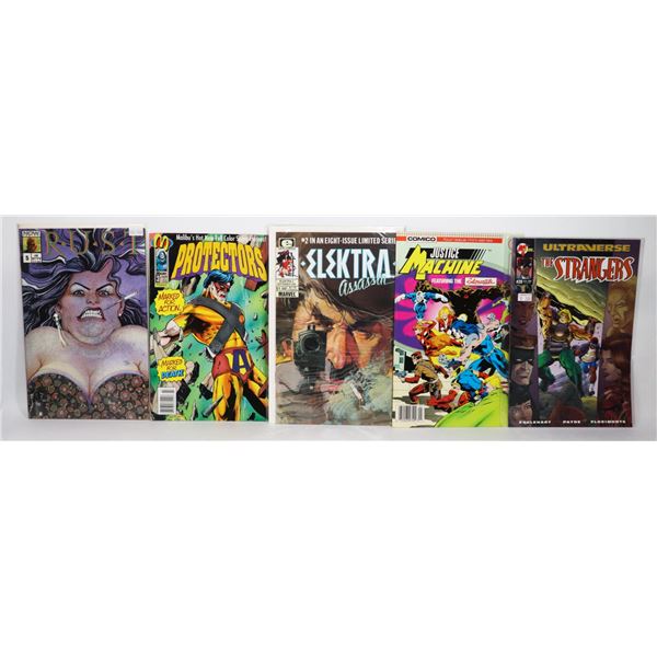 LOT OF 5 ASSORTED COMICS