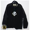 Image 1 : MEN'S NE FLEECE SOFT SHELL BLACK JACKET, XXL