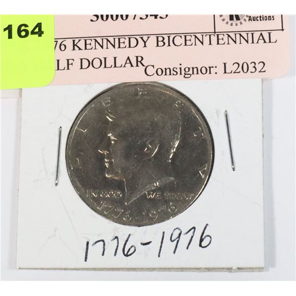 17761976 KENNEDY BICENTENNIAL USA HALF DOLLAR