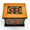 Image 8 : FIRST NATIONS HAIDA ARTIST CLARENCE WELLS ART BOX