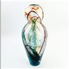 Image 3 : BEAUTIFUL LARGE 16.5” MULTI-COLOR ART GLASS VASE