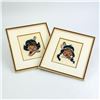 Image 1 : VINTAGE FRAMED NATIVE AMERICAN PETIT POINT KITS