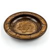 Image 3 : VINTAGE HAND CRAFTED FLORAL PLATE WOOD CARVING