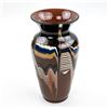 Image 2 : BULGARIAN REDWARE TROYAN FOLK ART POTTERY VASE