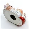Image 6 : VINTAGE PORCELAIN LAUGHING BUDDHA WITH FIVE KIDS