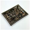 Image 1 : VINTAGE LAS VEGAS CASINOS SMOKE GLASS DISH - TRAY