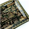 Image 3 : VINTAGE LAS VEGAS CASINOS SMOKE GLASS DISH - TRAY
