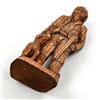 Image 6 : HAND CARVED WOODEN HUNTER & DOG SCULPTURE - SIC