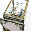 Image 7 : VINTAGE PAINTED EGG IN DISPLAY CASE - BIRD FLOWERS