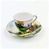 Image 1 : VINTAGE HAND PAINTED CUP AND SAUCER - HOMESTEAD
