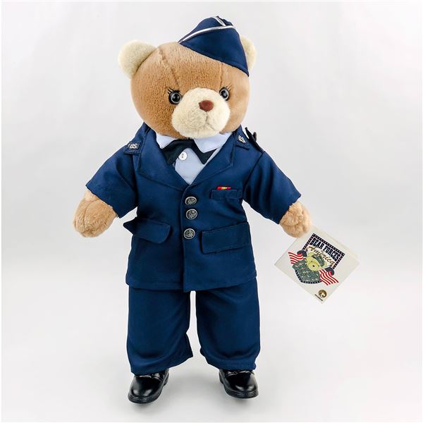 BEAR FORCES OF AMERICA LG AF FEMALE OFFICER BEAR