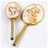 Image 1 : VTG VANITY DRESSER BRUSH MIRROR SET GIRL WITH HAT
