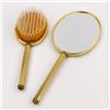 Image 2 : VTG VANITY DRESSER BRUSH MIRROR SET GIRL WITH HAT