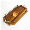 Image 1 : VINTAGE AUSTRALIAN MULGA MARQUETRY TRAY MAP
