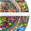Image 3 : LARGE 16” MEXICAN FOLK ART POTTERY STORY PLATE