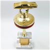 Image 10 : VINTAGE 2ND PLACE AUTO CAR TROPHY WITH MARBLE