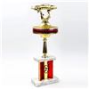 Image 1 : VINTAGE 2ND PLACE AUTO CAR TROPHY WITH MARBLE