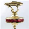 Image 2 : VINTAGE 2ND PLACE AUTO CAR TROPHY WITH MARBLE