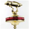 Image 7 : VINTAGE 2ND PLACE AUTO CAR TROPHY WITH MARBLE