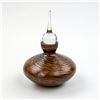 Image 1 : HAND BLOWN ART GLASS PERFUME BOTTLE & STOPPER