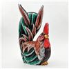 Image 1 : HAND CRAFTED FOLK ART ROOSTER WOOD CARVING