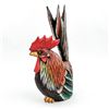 Image 3 : HAND CRAFTED FOLK ART ROOSTER WOOD CARVING