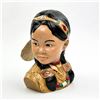 Image 1 : VINTAGE 1984 CERAMIC NATIVE AMERICAN GIRL BUST