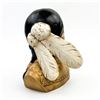 Image 3 : VINTAGE 1984 CERAMIC NATIVE AMERICAN GIRL BUST