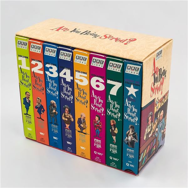 BBC ARE YOU BEING SERVED? - 8 VOLUME VHS TAPE SET