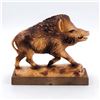 Image 2 : VINTAGE PLASTIC WILD BOAR WILD PIG ART SCULPTURE